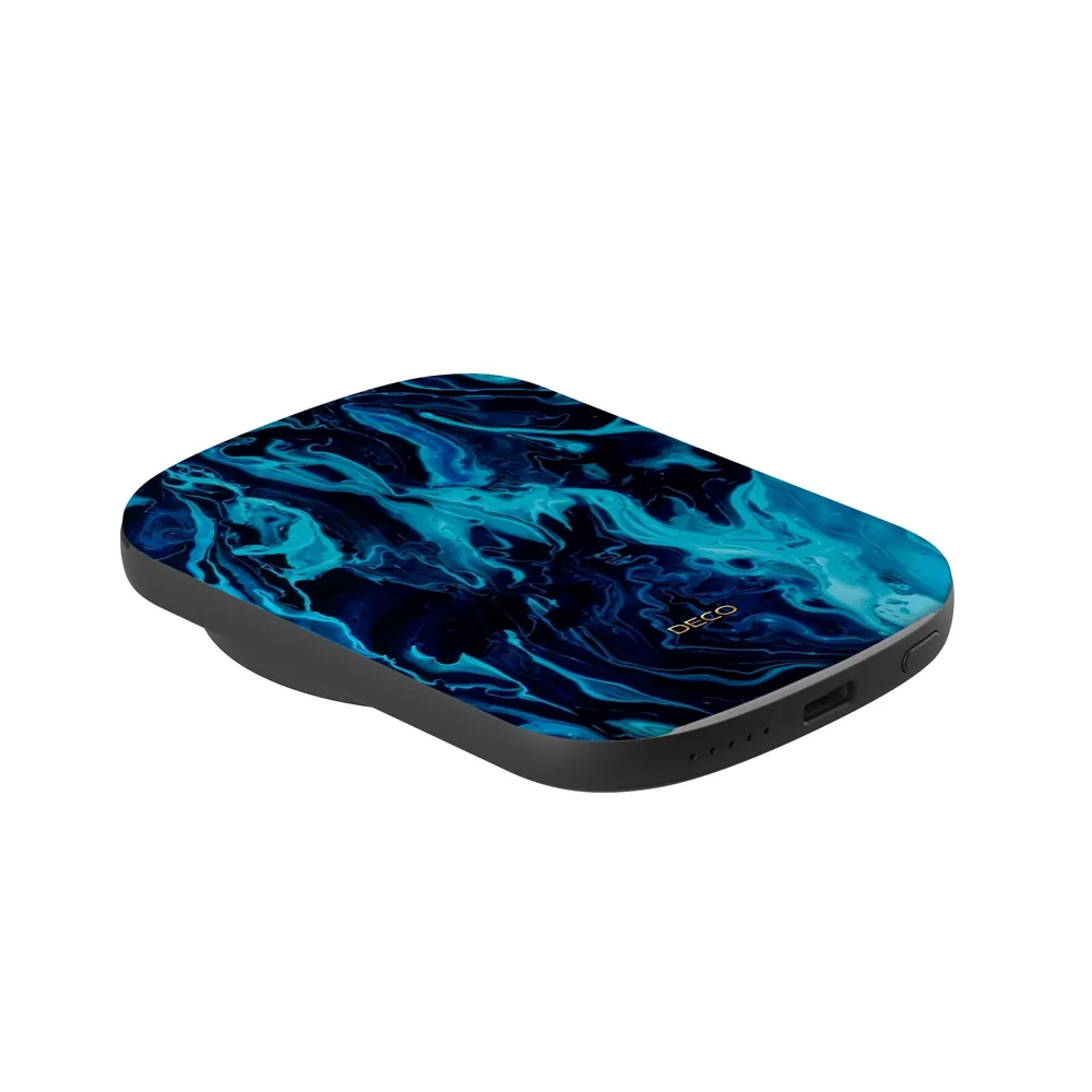 Shades of Blue Swirl MagSafe Power Bank