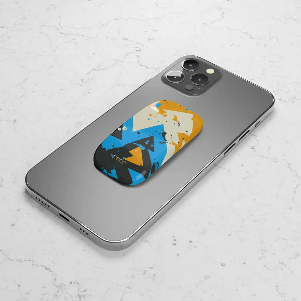 Street Grunge Geometric Phone Grip & Stand
