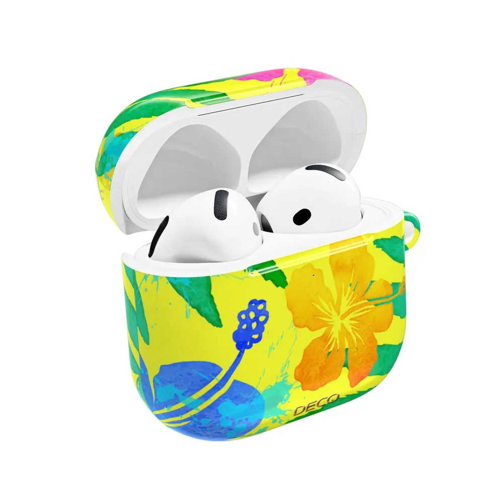 Tropical Neon Floral AirPod Case