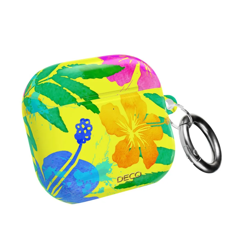 Tropical Neon Floral AirPod Case