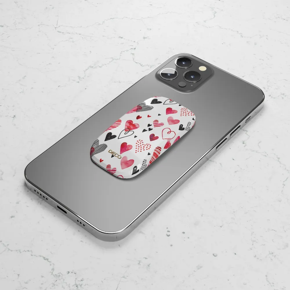 Valentine Hearts Phone Grip & Stand