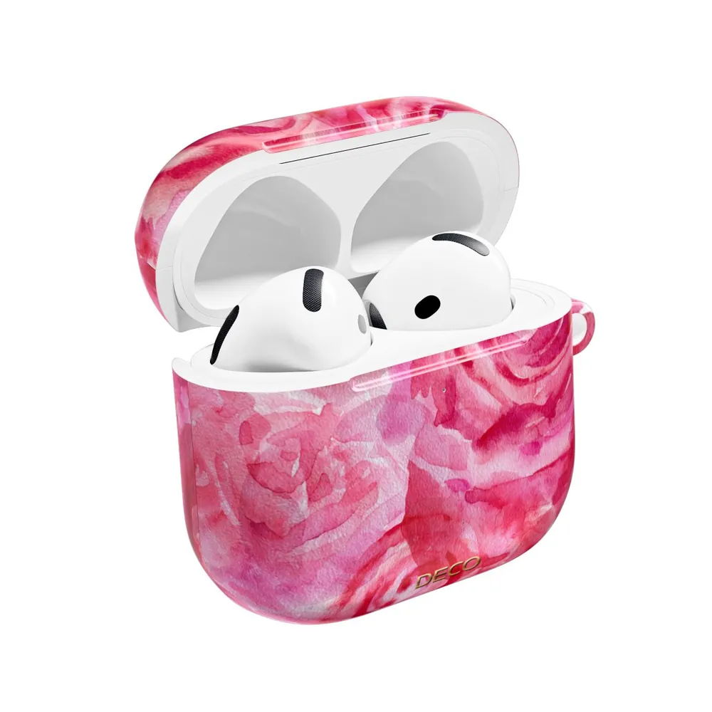 Watercolor Roses Floral AirPod Case